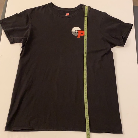 Men’s Graphic Tee Size Large Black CP CALIBRATED POWER Excellent Condition - Picture 6 of 7